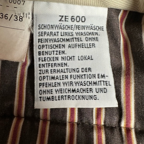 Hiltl Men's The Ultimate Pleated Corduroy German Design Trousers Size 36 - Picture 5 of 8